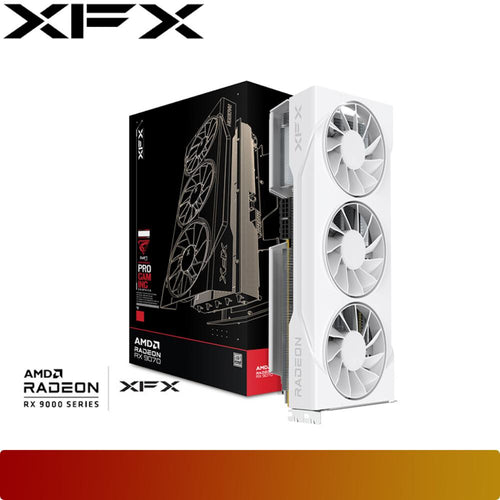 XFX Swift AMD Radeon RX 9070 GRE White Triple Fan Gaming Edition