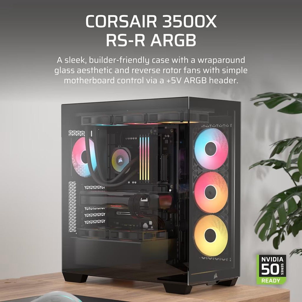 CORSAIR 3500X RS-R ARGB Mid-Tower PC Case