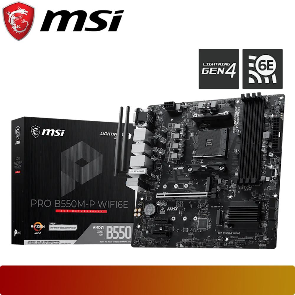 MSI PRO B550M-P WIFI6E