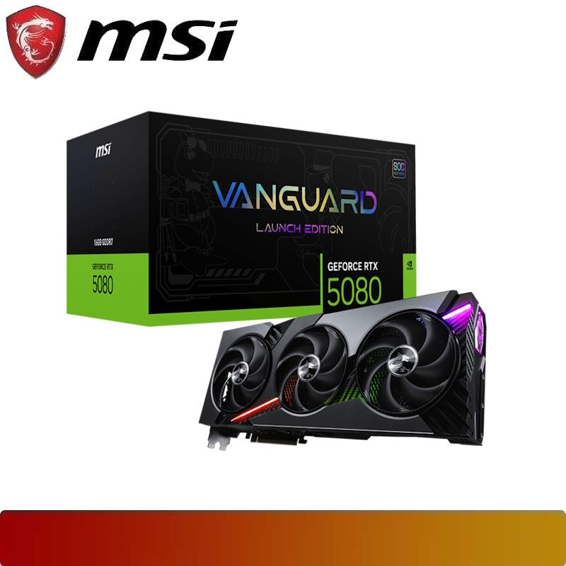 MSI GeForce RTX 5080 16G VANGUARD SOC LAUNCH EDITION