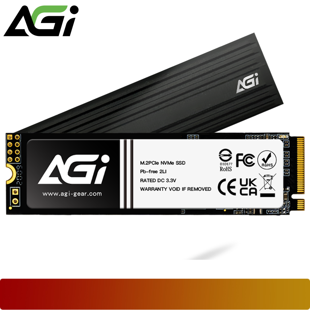AGI AI838 4TB M.2 PCIe Gen4 SSD With Heatsink