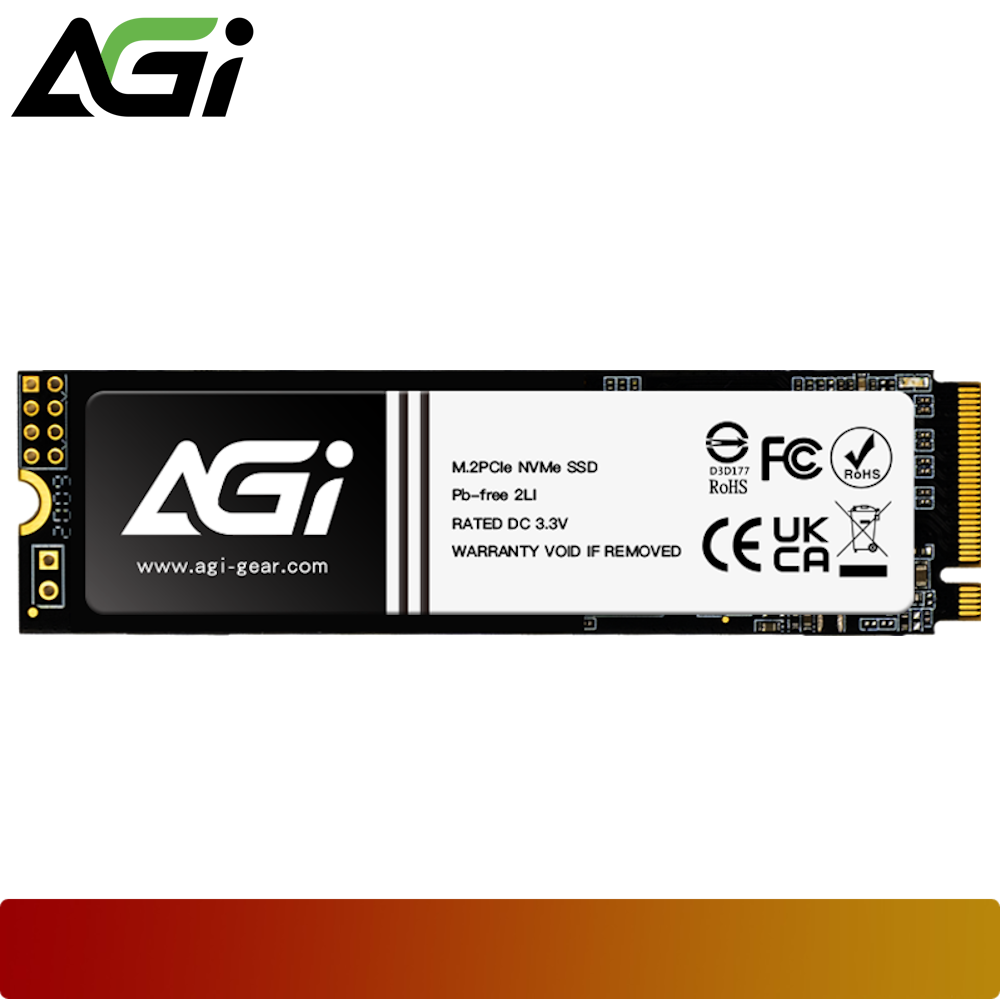 AGI AI838 2TB M.2 PCIe Gen4 SSD With Heatsink
