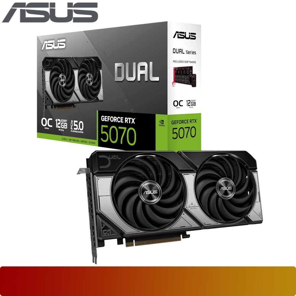 ASUS Dual GeForce RTX 5070 12GB GDDR7 OC Edition