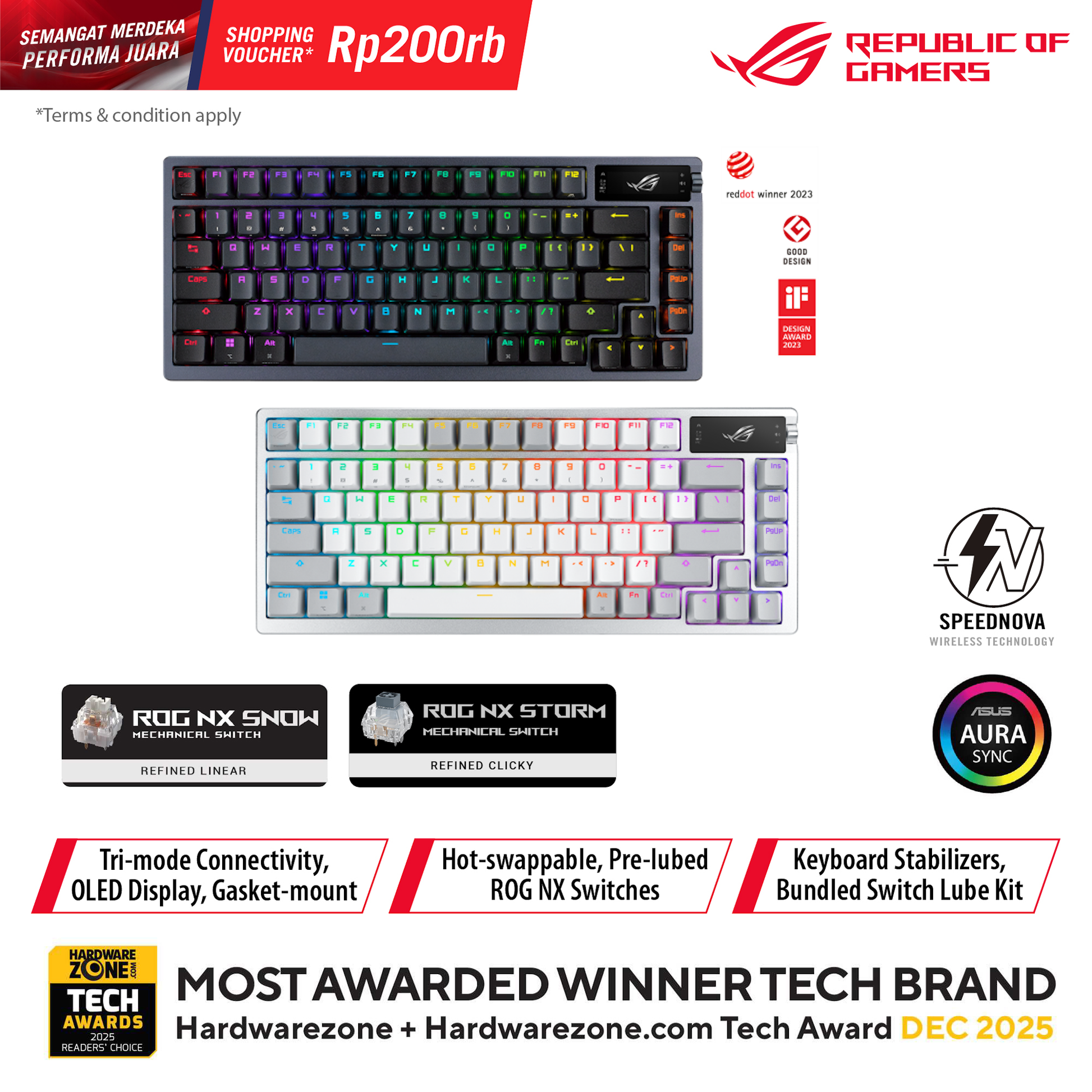 ASUS ROG Azoth Gaming Keyboard