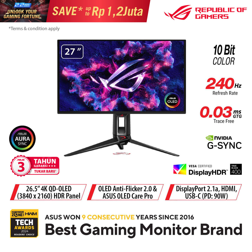 ASUS ROG Swift OLED PG27UCDM