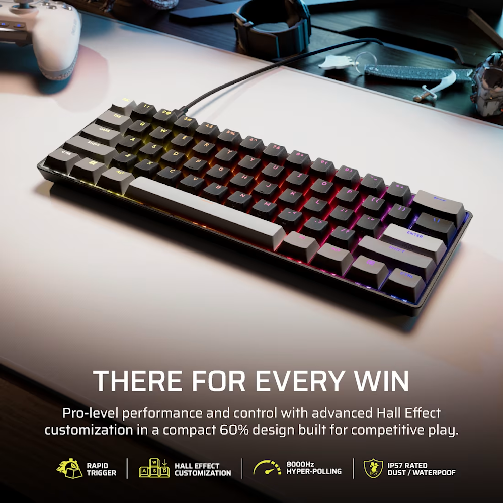 CORSAIR CLIPPER PRO MINI 60 Hall Effect Gaming Keyboard