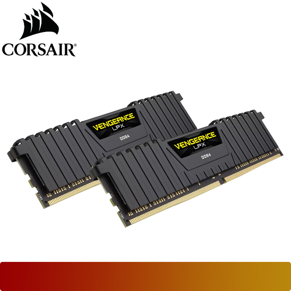 CORSAIR VENGEANCE LPX 16GB (2x8GB) DDR4 3200MT/s Kit CL16 Black