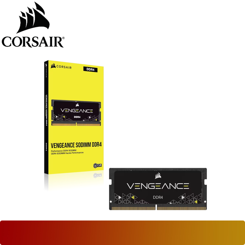 CORSAIR VENGEANCE Series 16GB (1 x16GB) DDR4 3200MT/s SODIMM CL22 Memory Kit