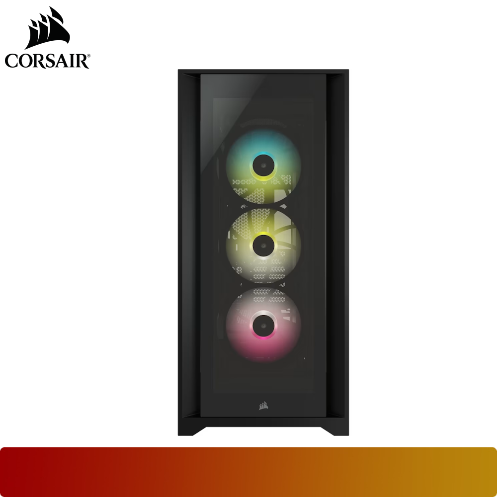 CORSAIR iCUE 5000X RGB Tempered Glass Mid-Tower ATX PC Smart Case