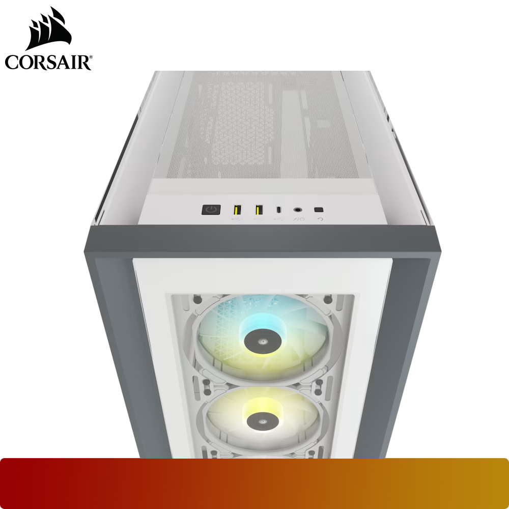 CORSAIR iCUE 5000X RGB Tempered Glass Mid-Tower ATX PC Smart Case