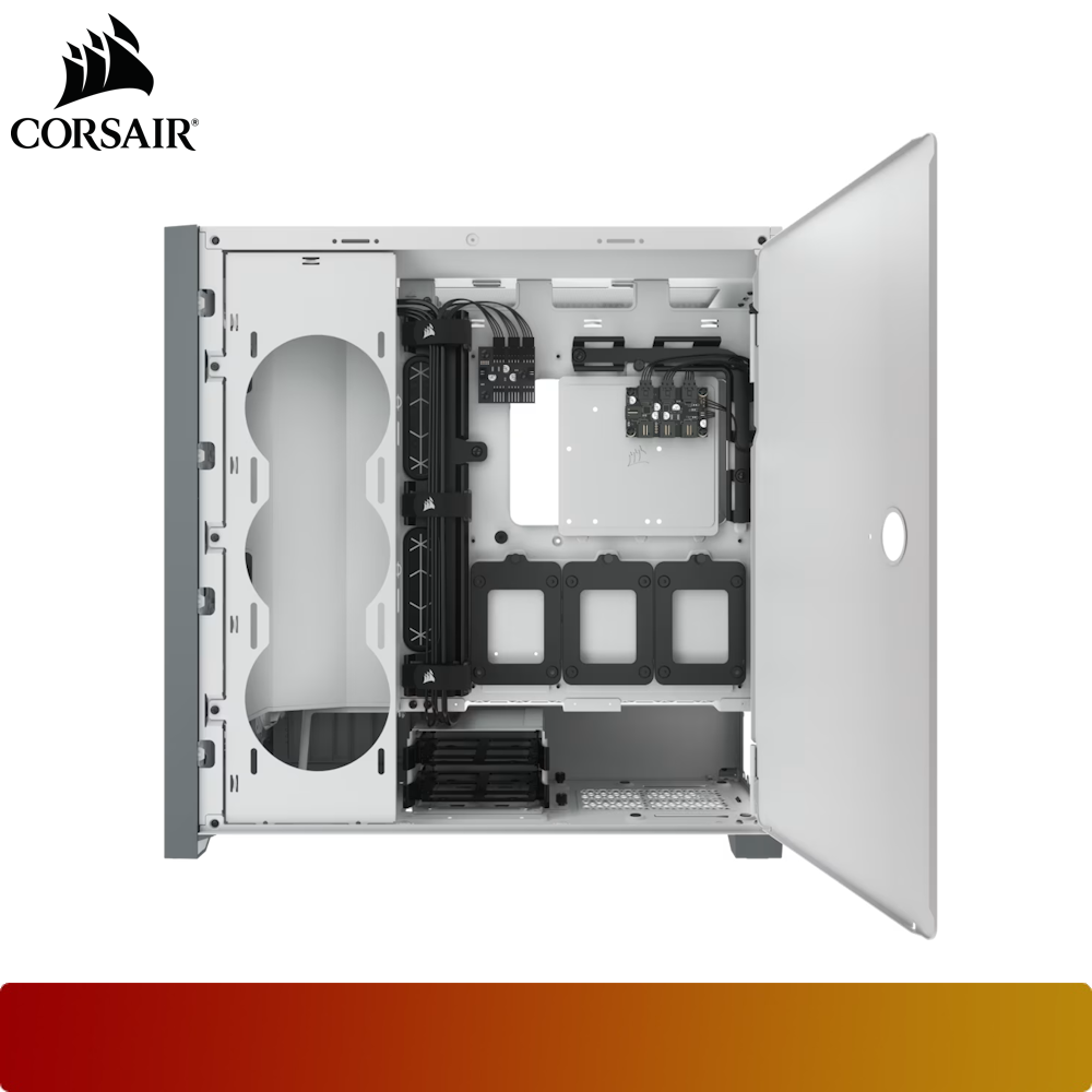 CORSAIR iCUE 5000X RGB Tempered Glass Mid-Tower ATX PC Smart Case