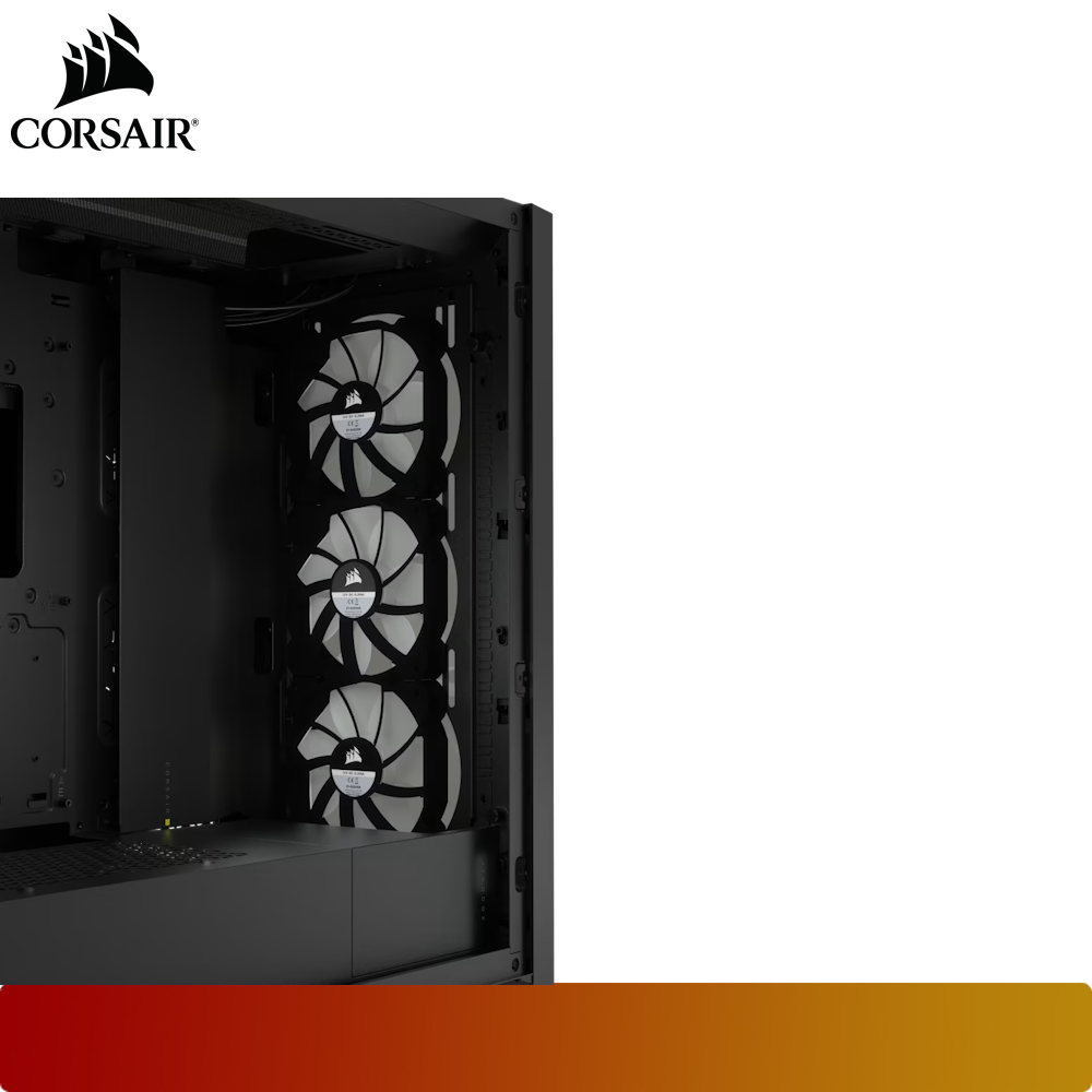 CORSAIR iCUE 5000X RGB Tempered Glass Mid-Tower ATX PC Smart Case