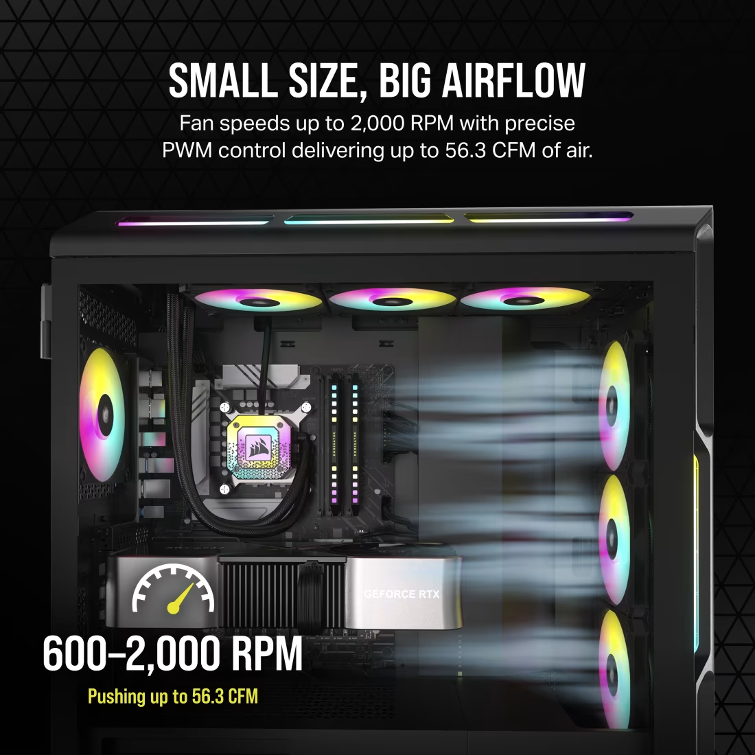 CORSAIR iCUE QL140 RGB 140mm PWM Single Fan