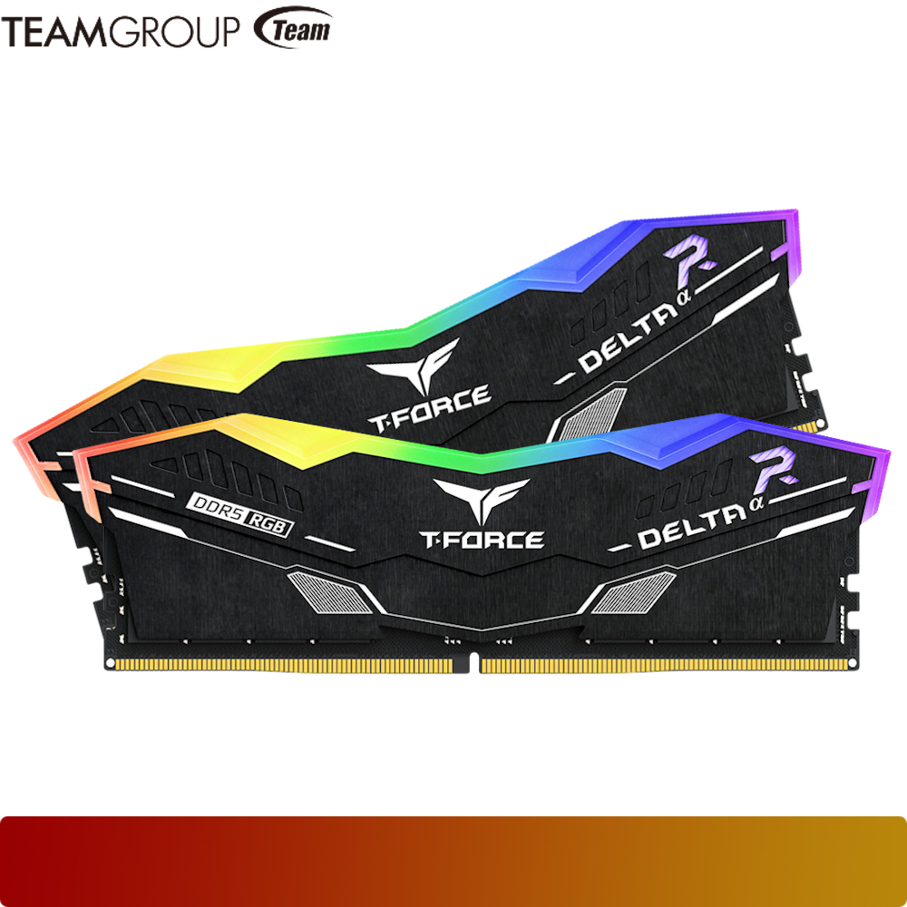 TEAM DELTA a RGB 16GB (2x8GB) DDR5 6000MT/s Kit CL38 Black