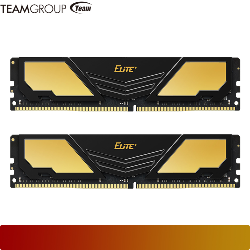 TEAM ELITE PLUS DDR4 16GB (2x8GB) Kit 3200 MT/s CL22 Black