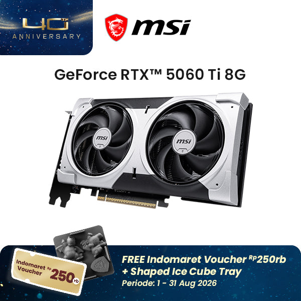 MSI GeForce RTX 5060 Ti 8G VENTUS 2X OC WHITE PLUS