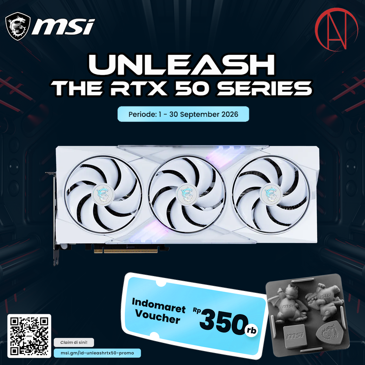 MSI GeForce RTX 5070 Ti 16G GAMING TRIO OC WHITE