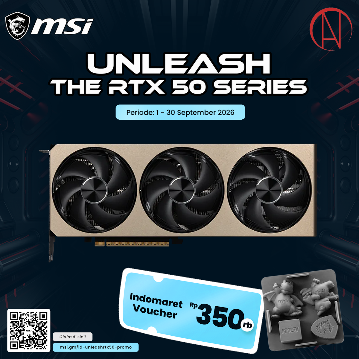MSI GeForce RTX 5070 Ti 16G INSPIRE 3X OC PLUS