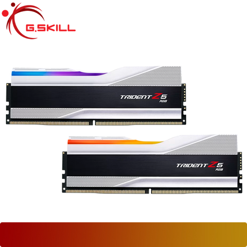 G.SKILL Trident Z5 RGB 32GB (2x16GB) DDR5 5600MT/s Kit CL40 Silver