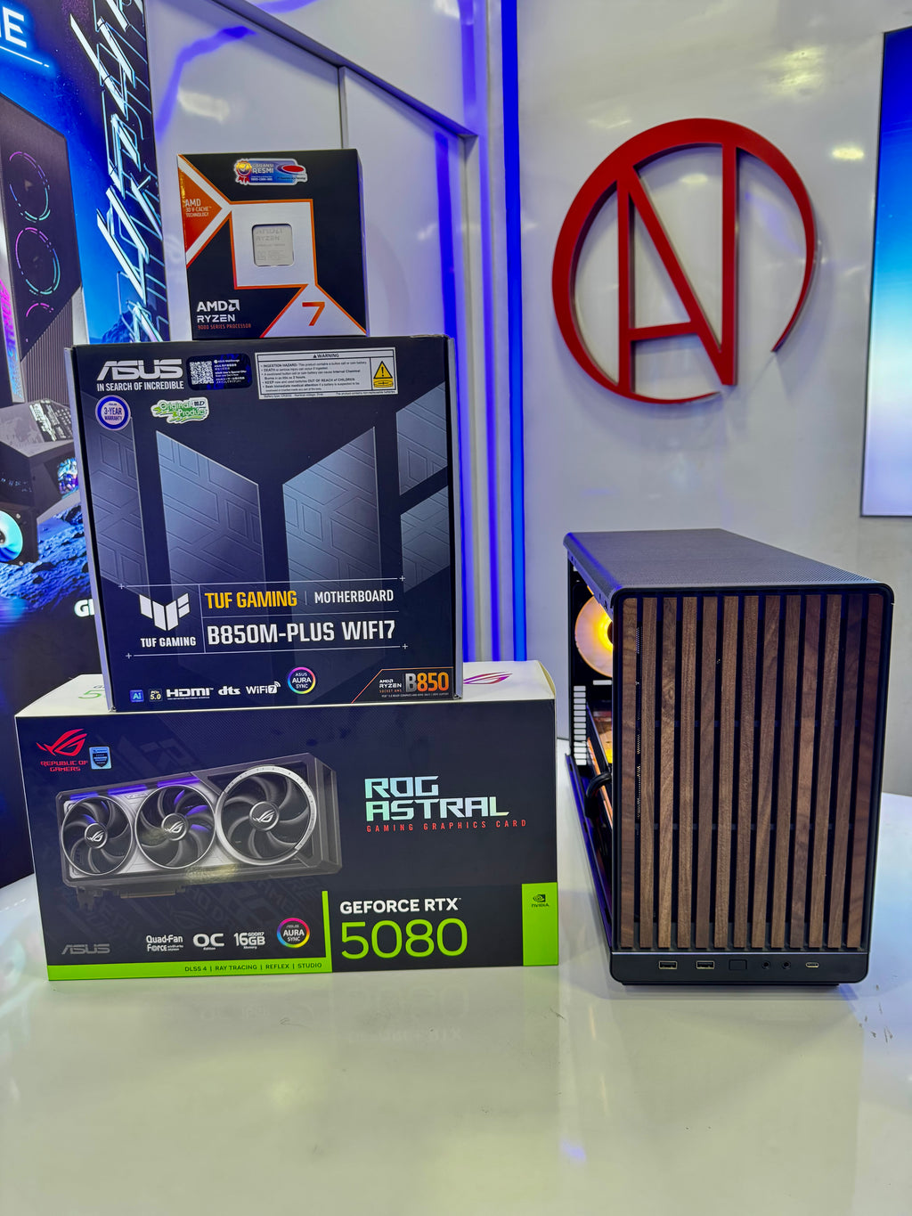 NK GM Serious A40 CR009 PC Gaming : AMD Ryzen 7 9800X3D, GeForce RTX 5080, 32GB, 2TB, Win 11 Pro