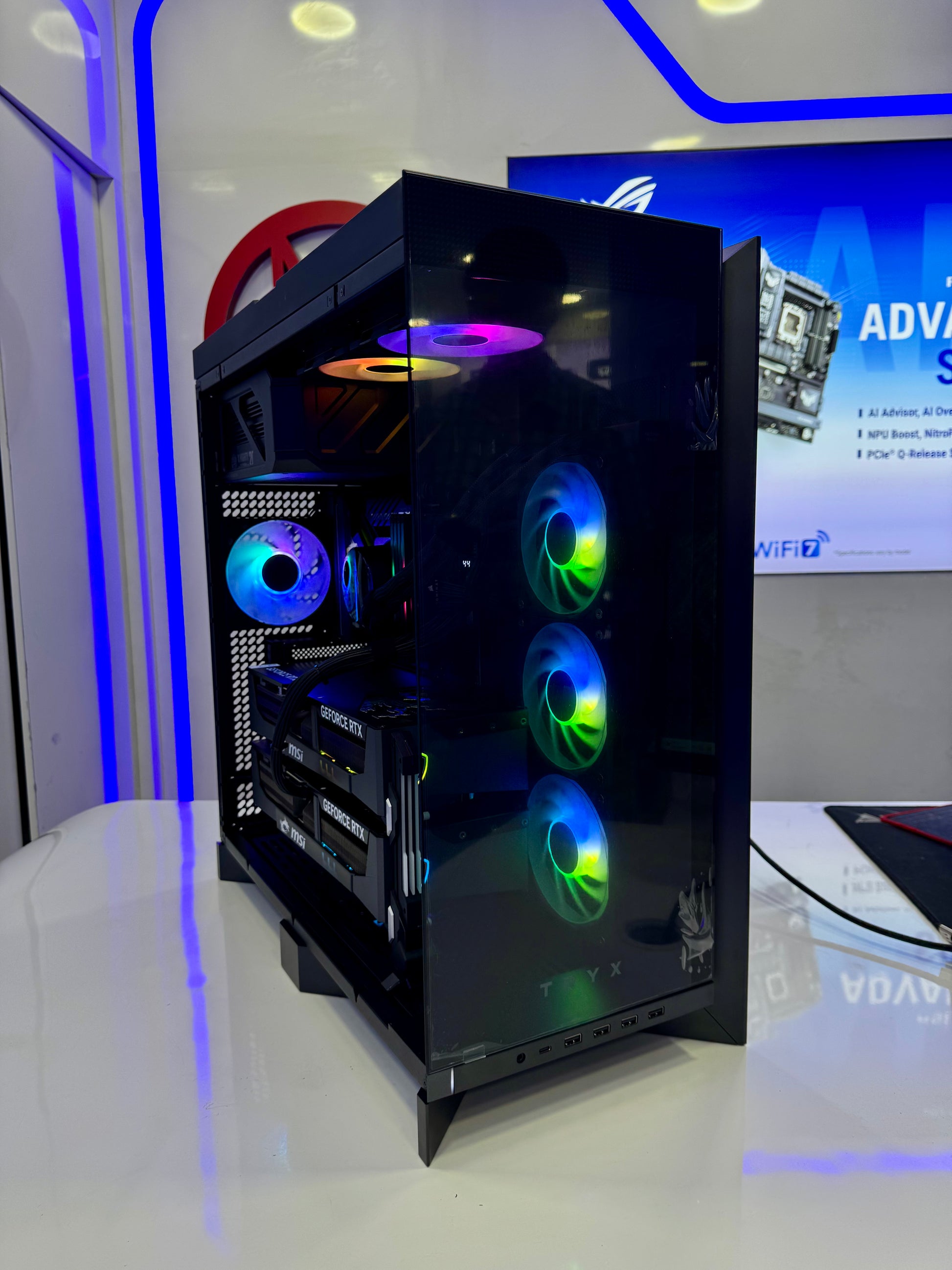 NK AI I50 AI PC & Workstation : INTEL ULTRA 9 285K, 2x GeForce RTX 5090, 128GB, 1TB