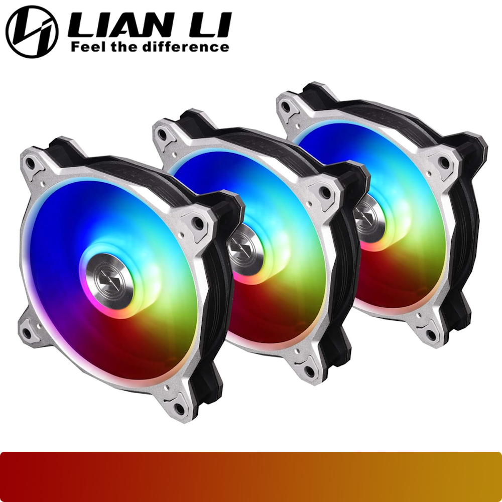 LIAN LI Bora Digital A-RGB Silver Triple Pack