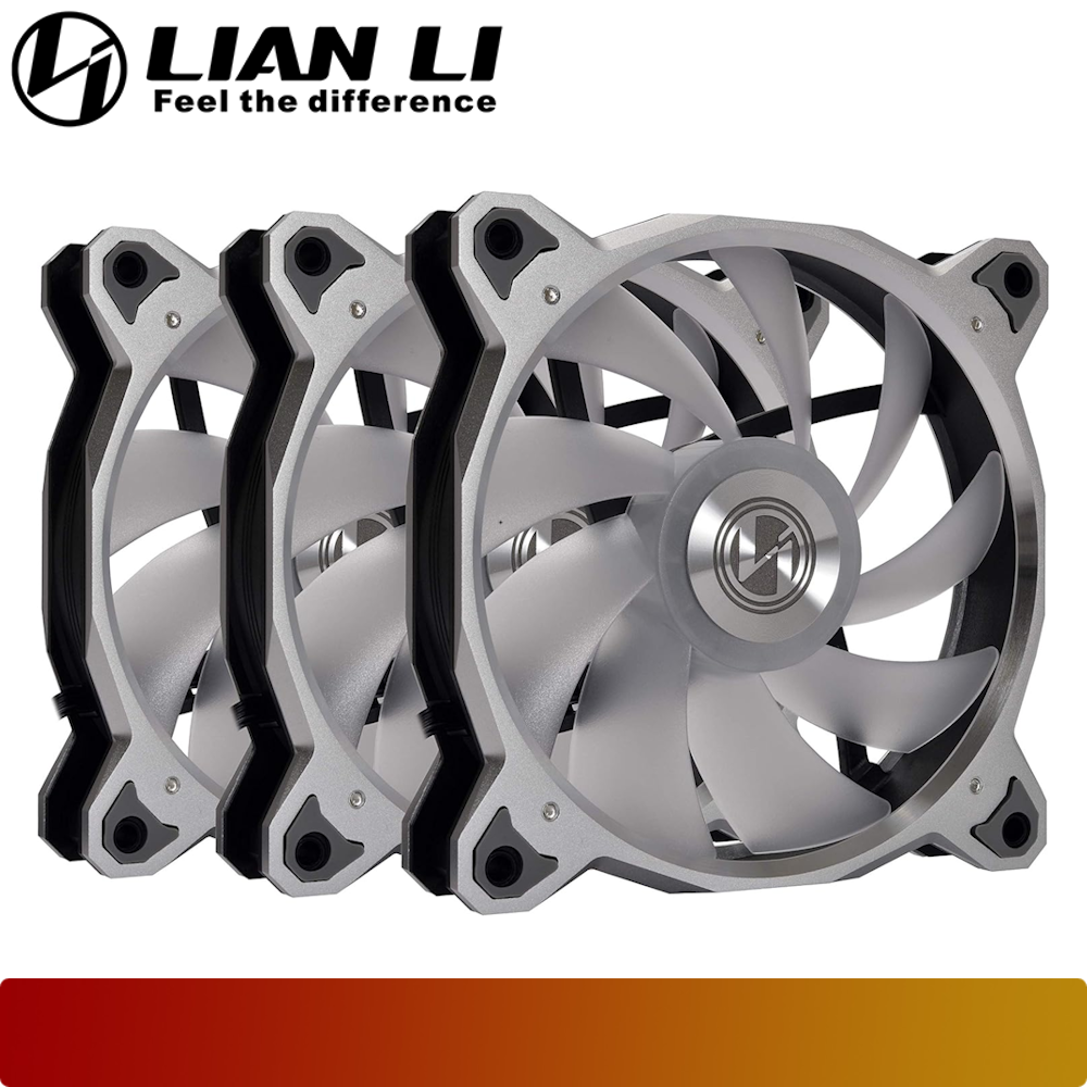 LIAN LI Bora Digital A-RGB Silver Triple Pack