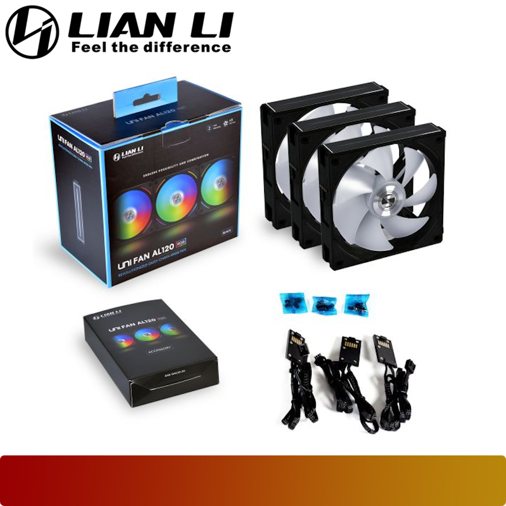 LIAN LI UNI FAN AL120 RGB Triple Pack