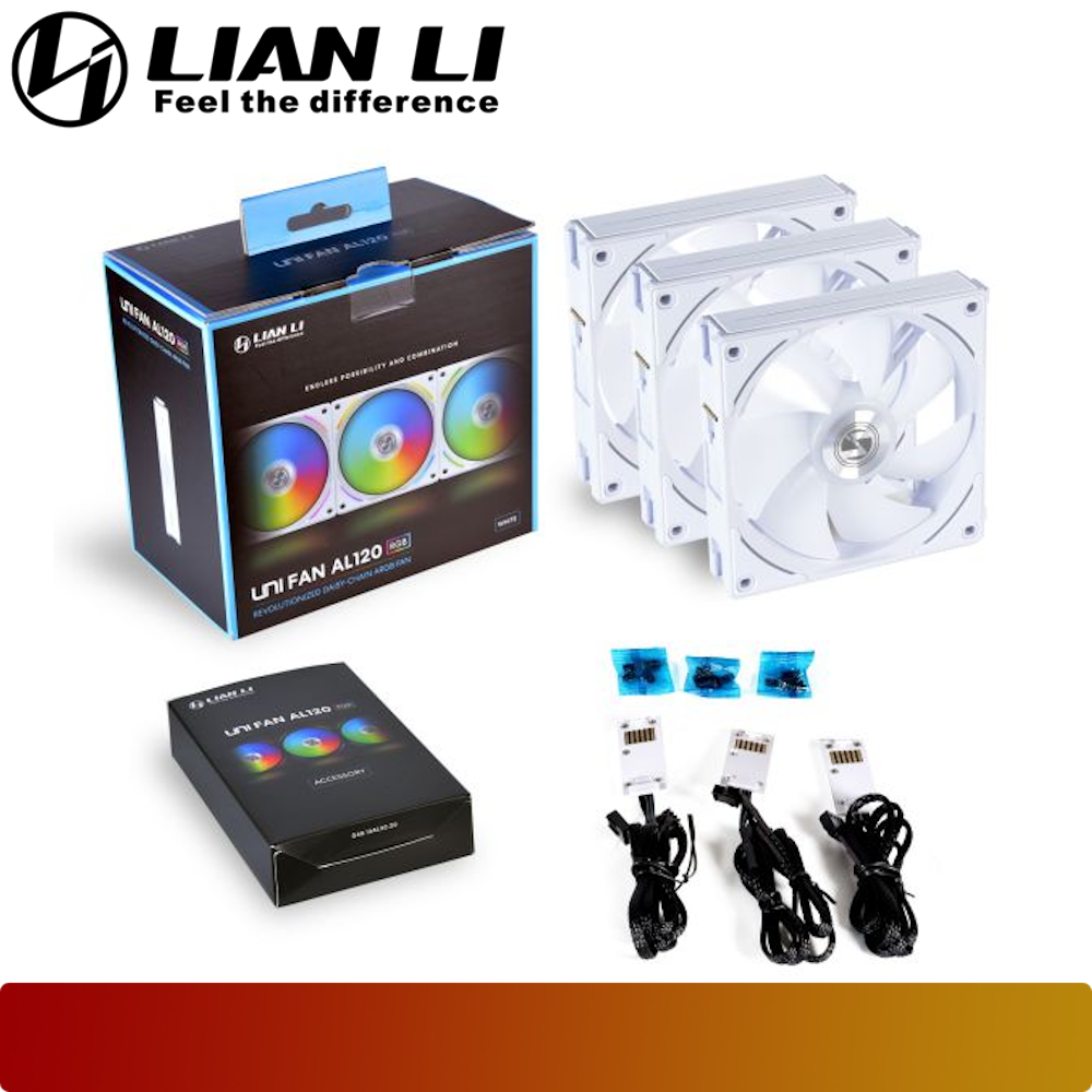 LIAN LI UNI FAN AL120 RGB Triple Pack