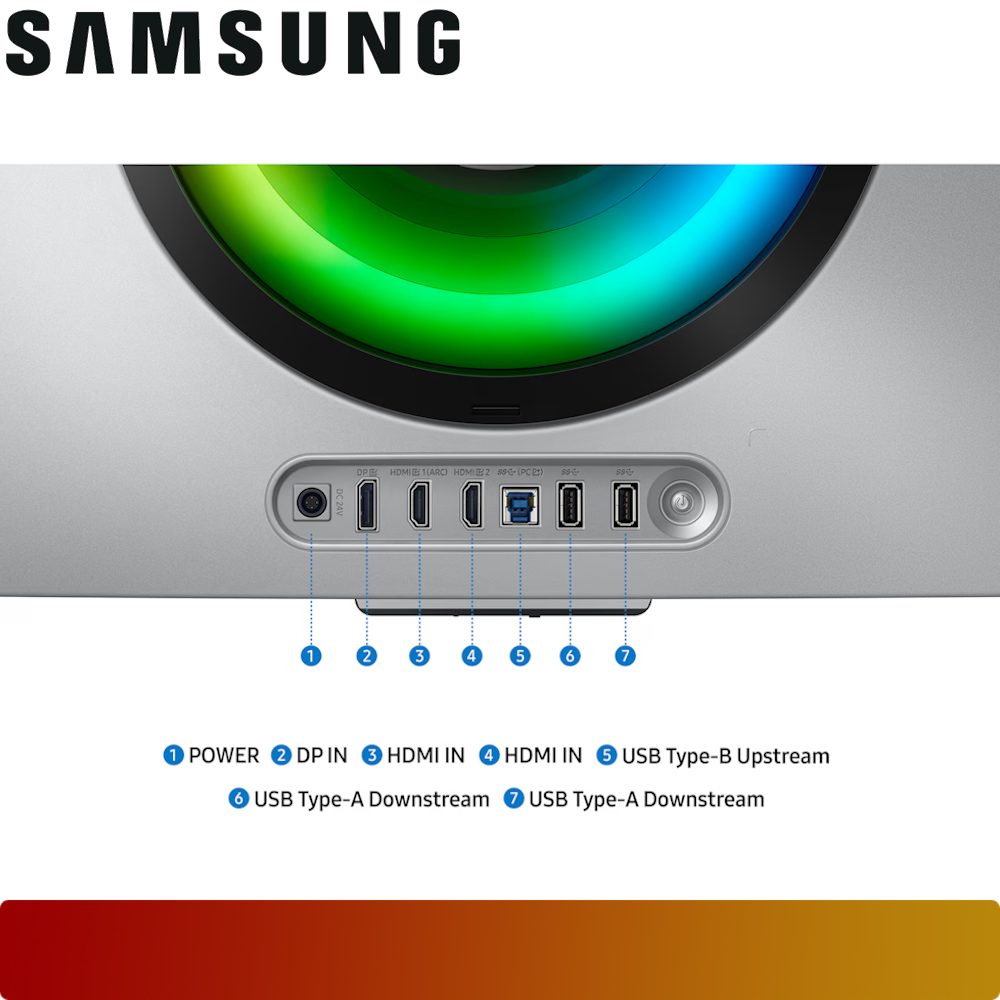 SAMSUNG 34" Odyssey OLED G8 G85SD Ultra WQHD 175Hz Gaming Monitor (LS34DG850SEXXD)