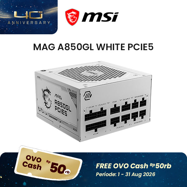 MSI MAG A850GL PCIE5 WHITE