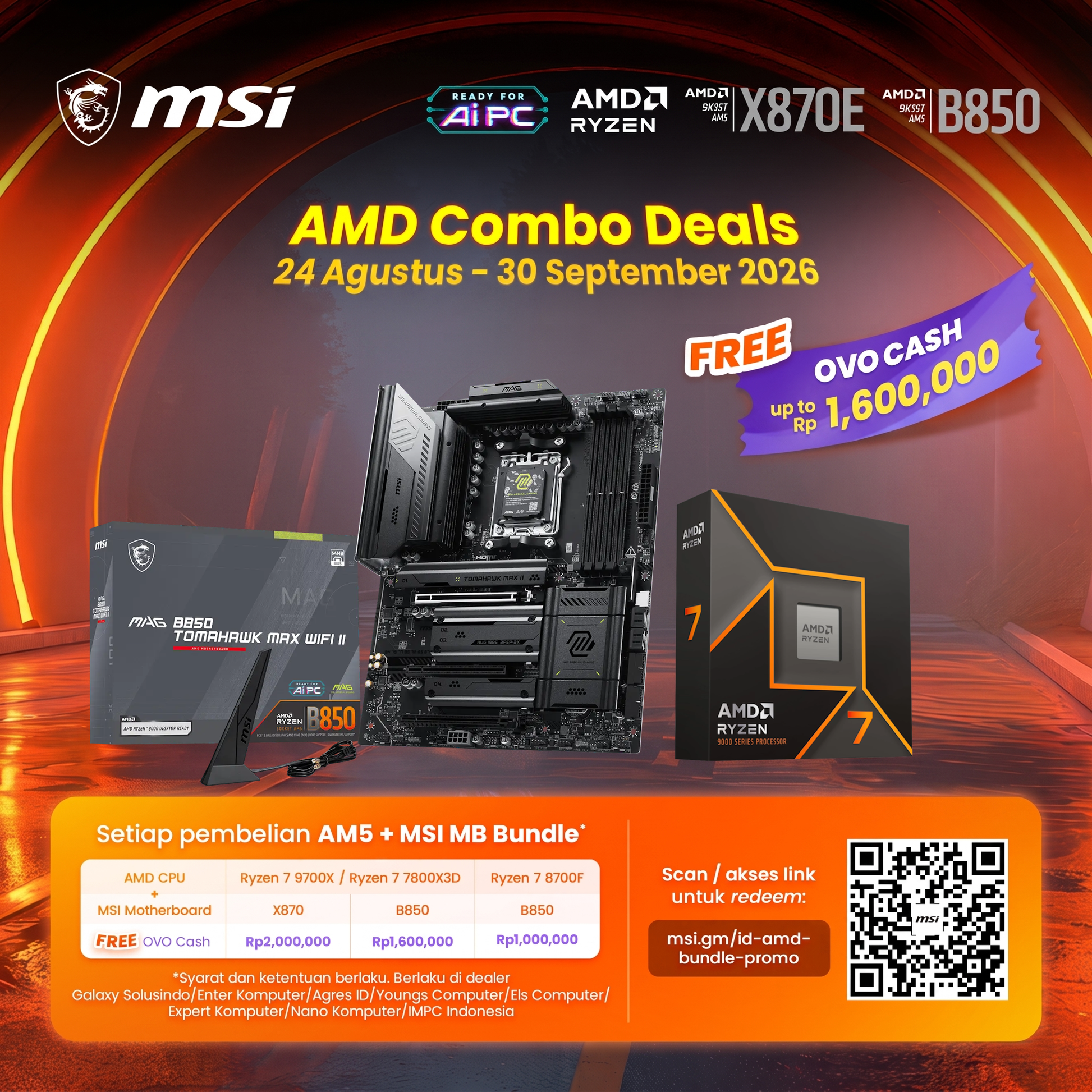 MSI MAG B850 TOMAHAWK MAX WIFI II
