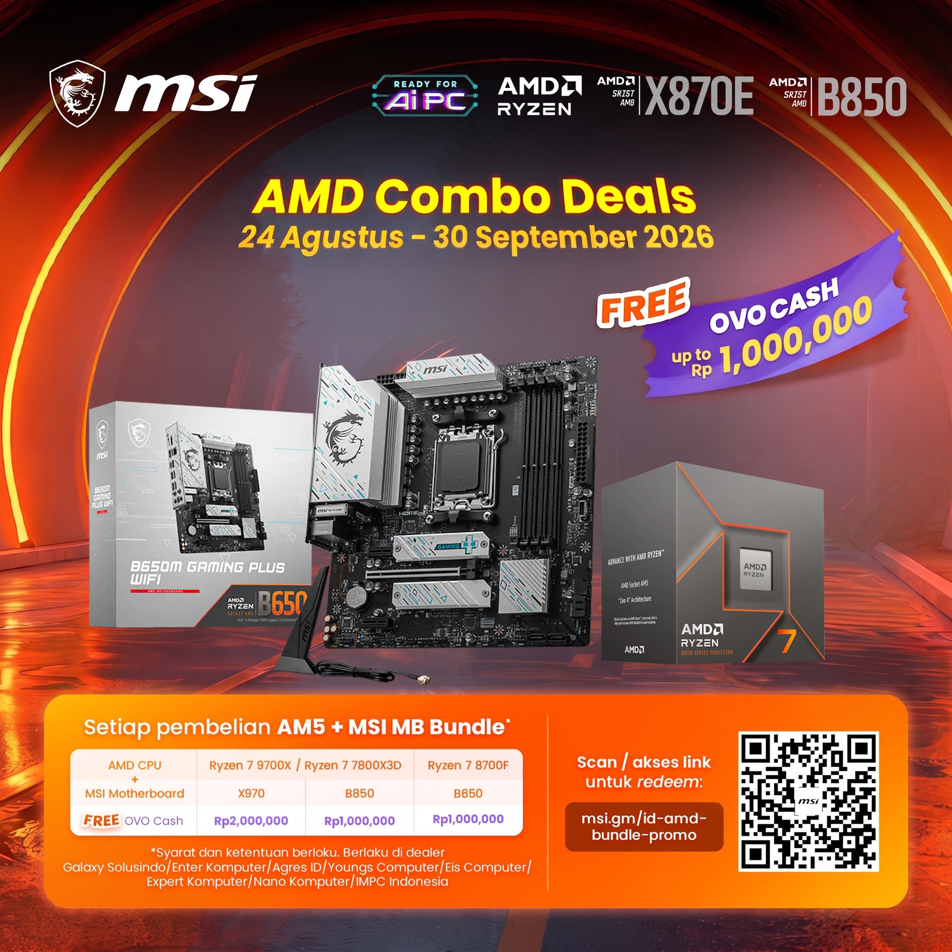 MSI B650M GAMING PLUS WIFI
