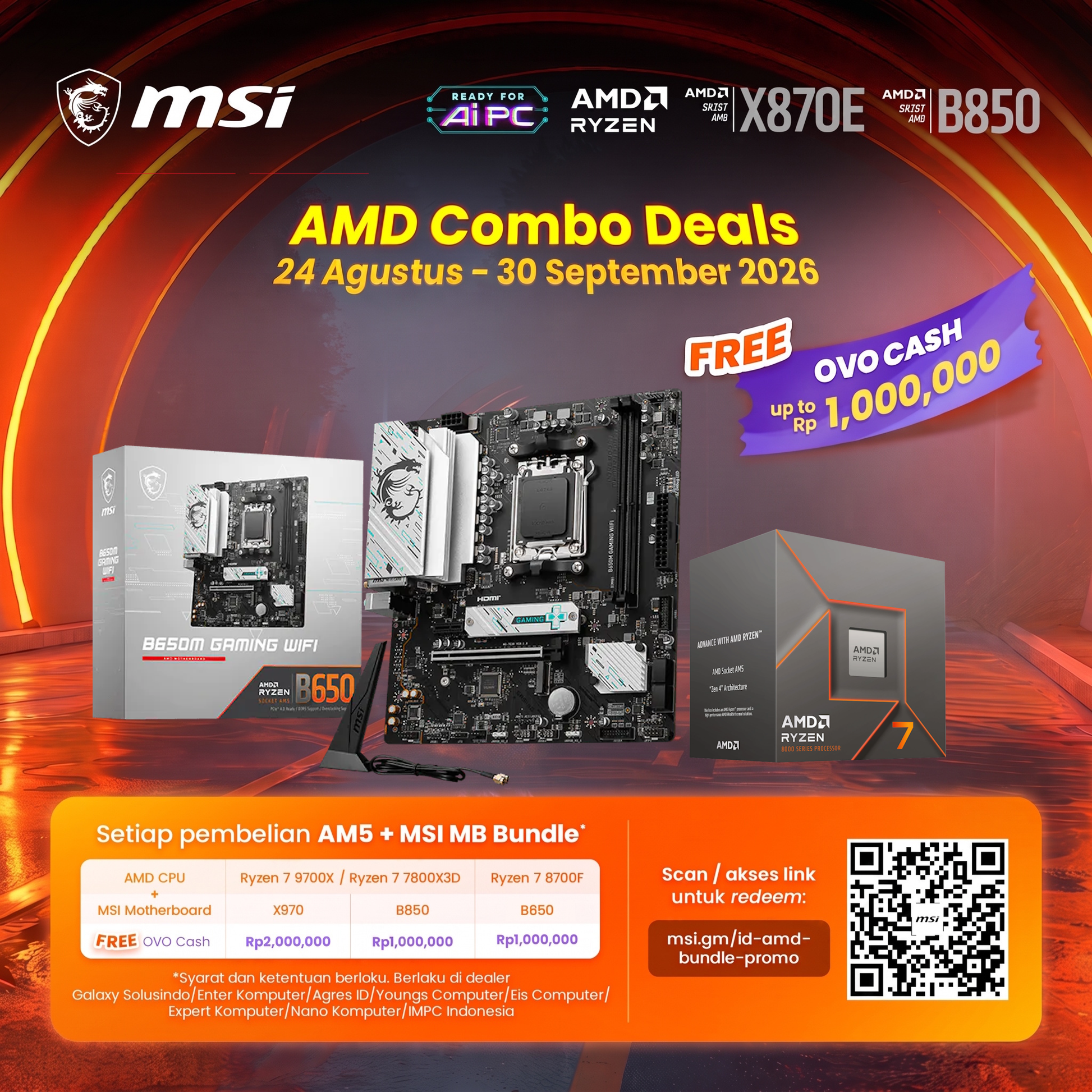 MSI B650M GAMING WIFI