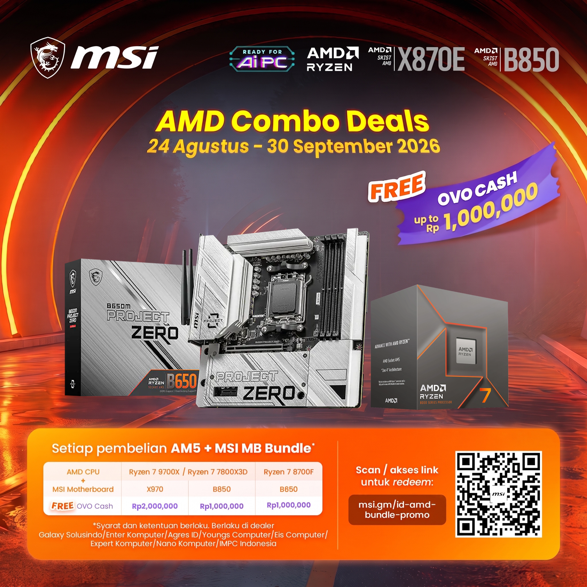 MSI B650M PROJECT ZERO
