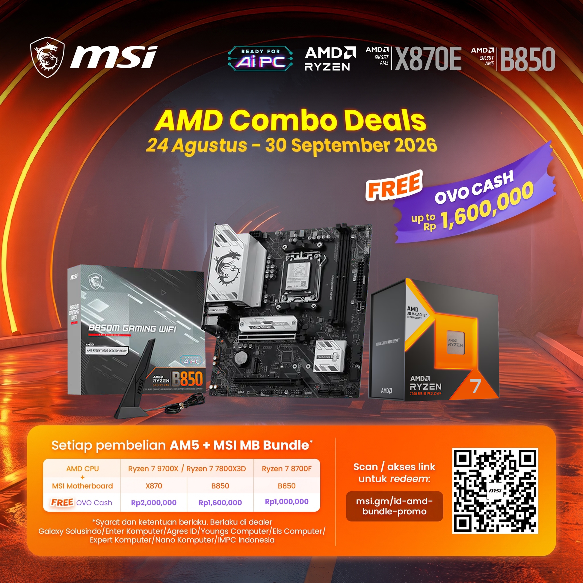 MSI B850M GAMING WIFI