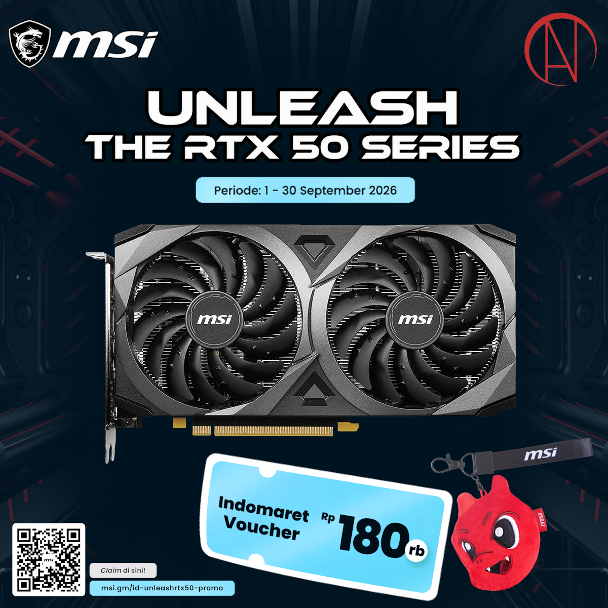 MSI GeForce RTX 3050 VENTUS 2X XS 8G OC