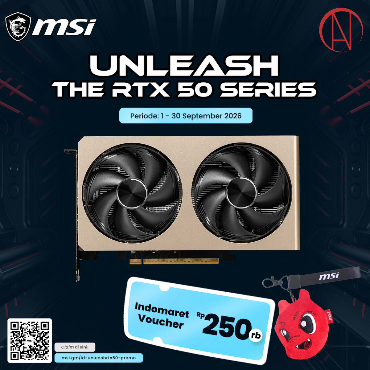 MSI GeForce RTX 5060 8G INSPIRE 2X OC