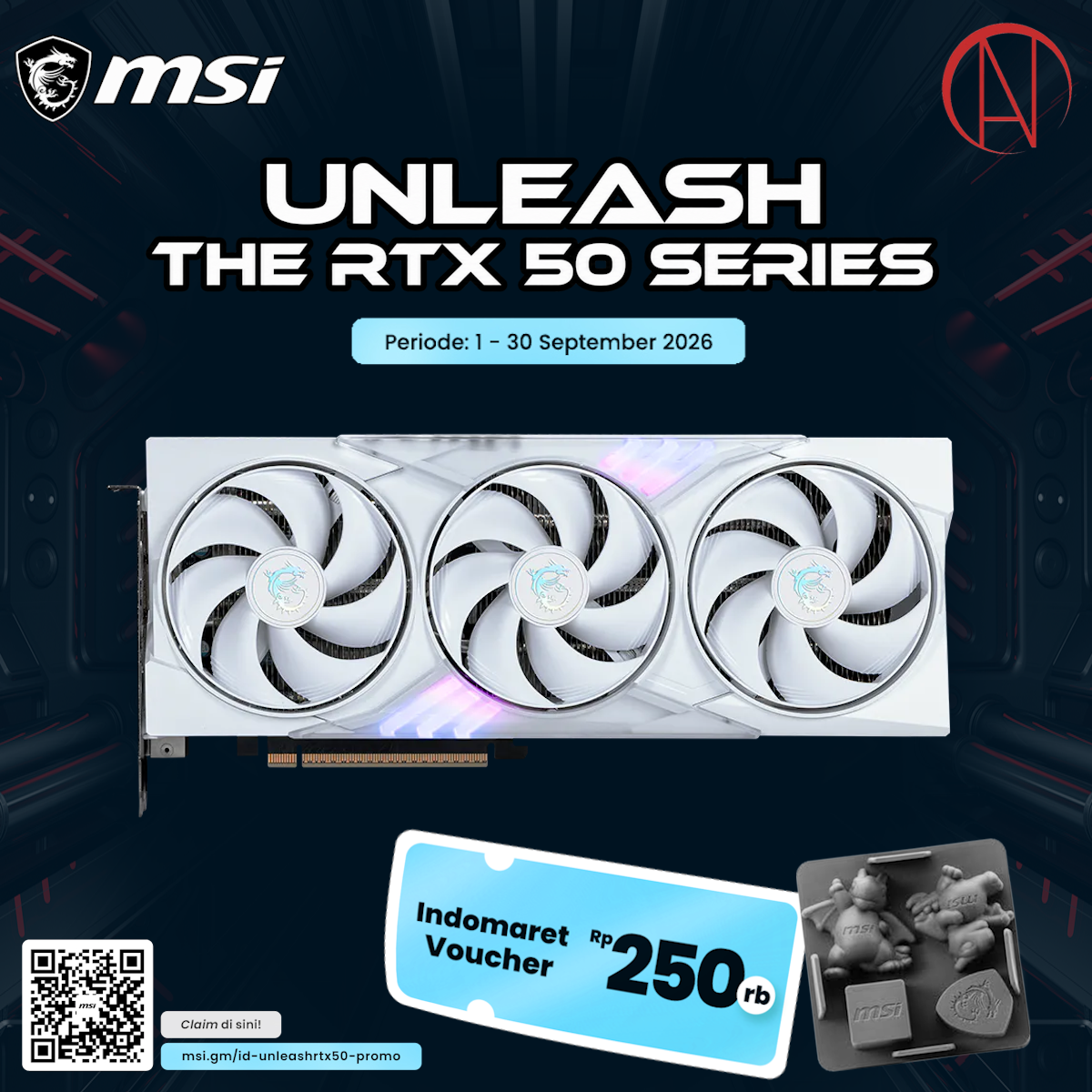 MSI GeForce RTX 5060 Ti 16G GAMING TRIO OC WHITE