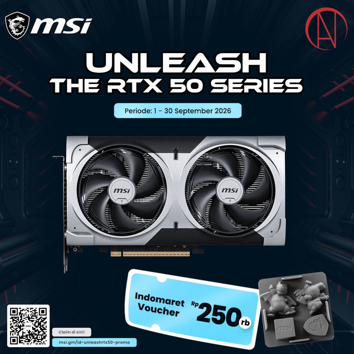MSI GeForce RTX 5060 Ti 16G VENTUS 2X OC PLUS