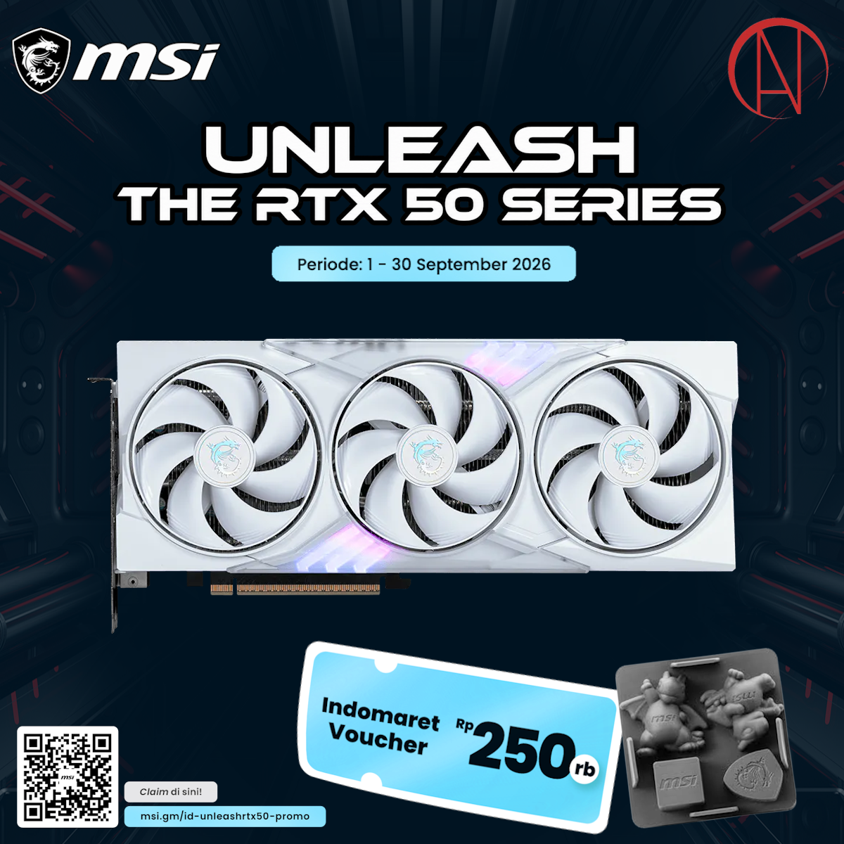 MSI GeForce RTX 5060 Ti 8G GAMING TRIO OC WHITE