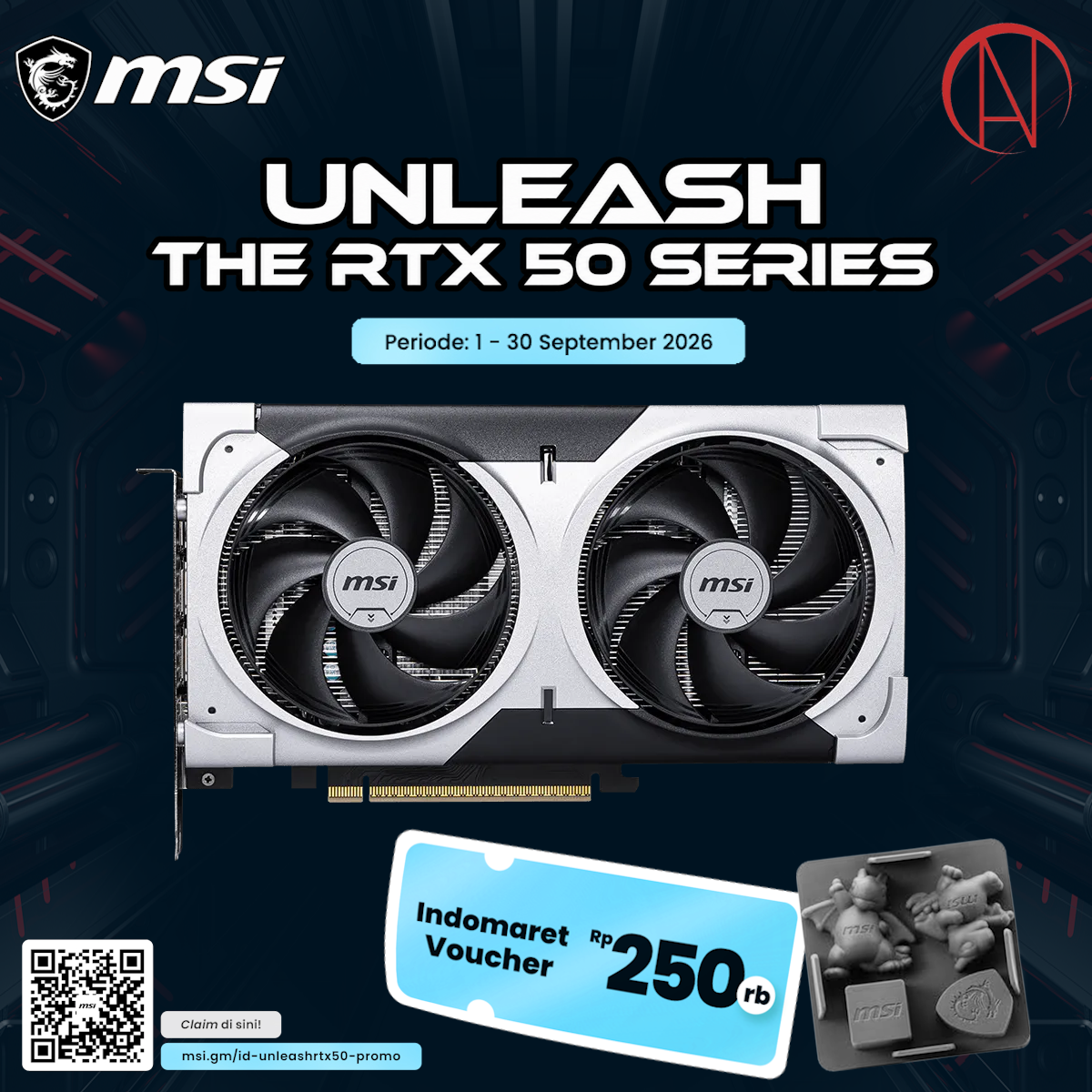 MSI GeForce RTX 5060 Ti 8G VENTUS 2X OC PLUS