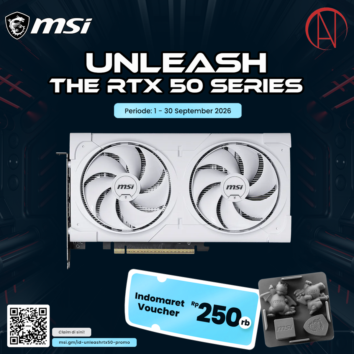 MSI GeForce RTX 5060 Ti 8G VENTUS 2X OC WHITE PLUS