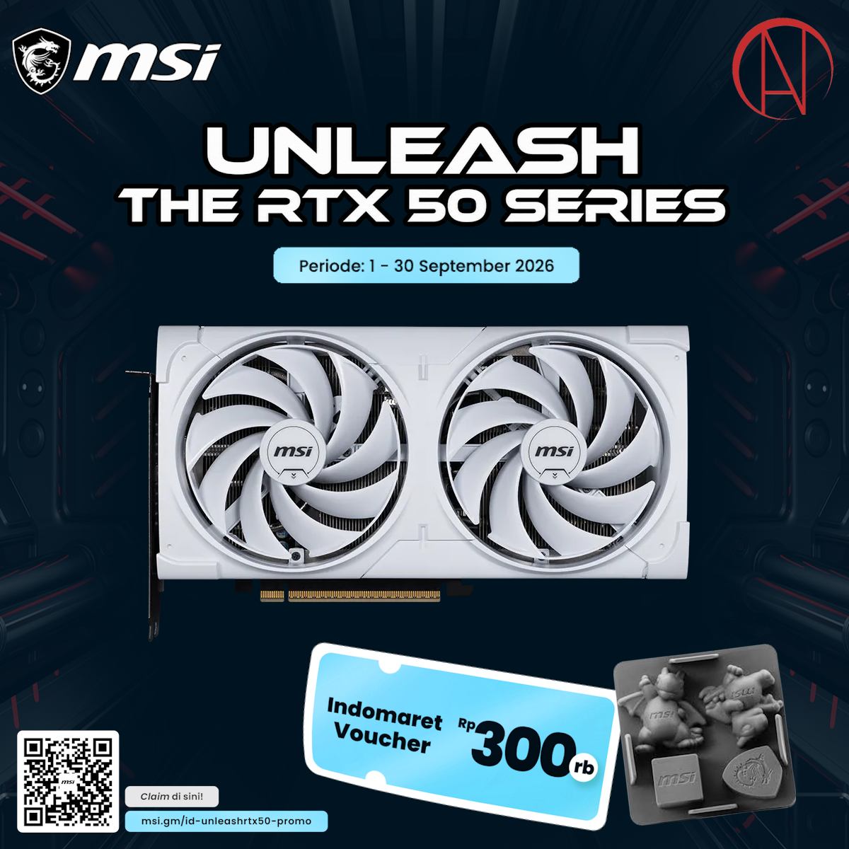 MSI GeForce RTX 5070 12G VENTUS 2X OC WHITE