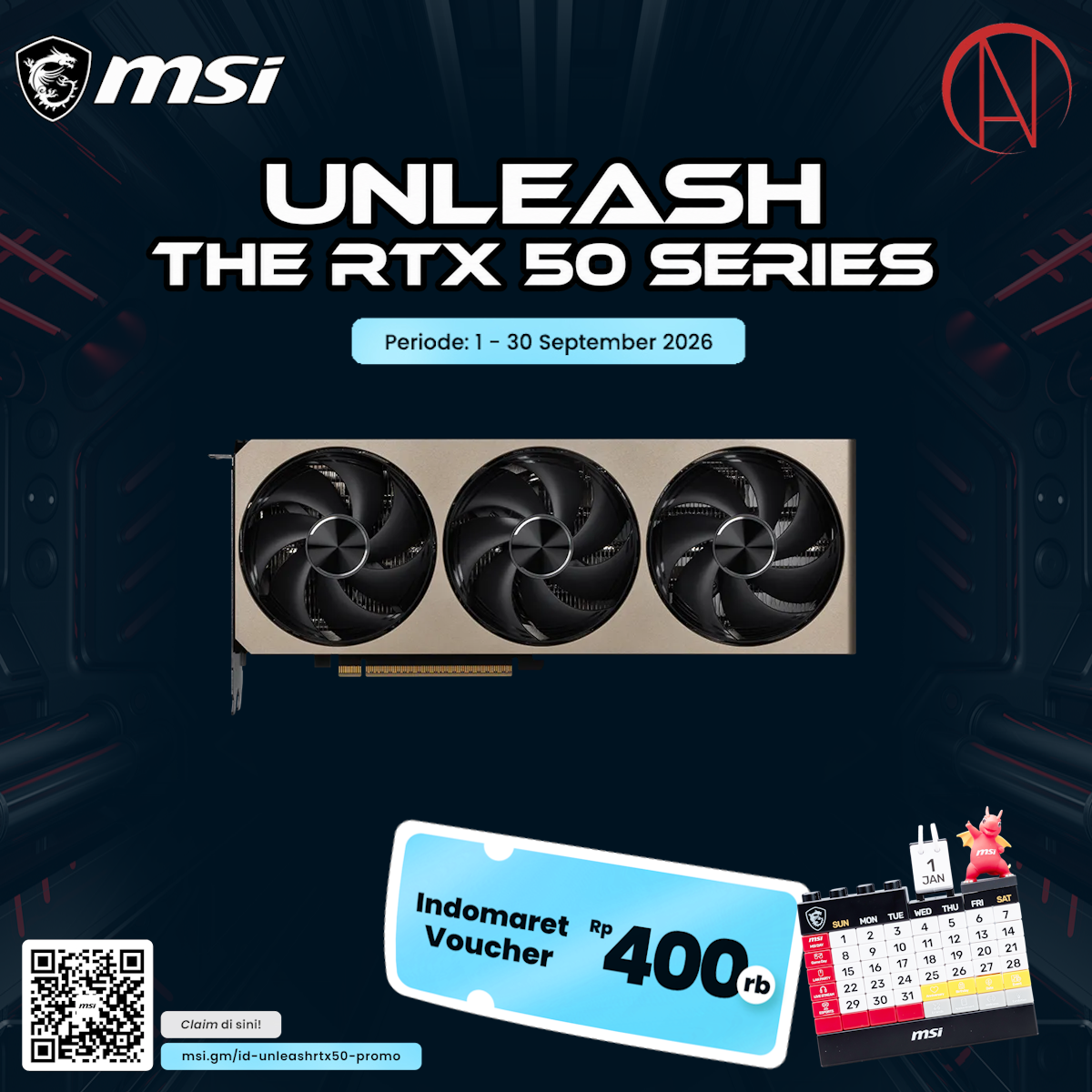 MSI GeForce RTX 5080 16G INSPIRE 3X OC
