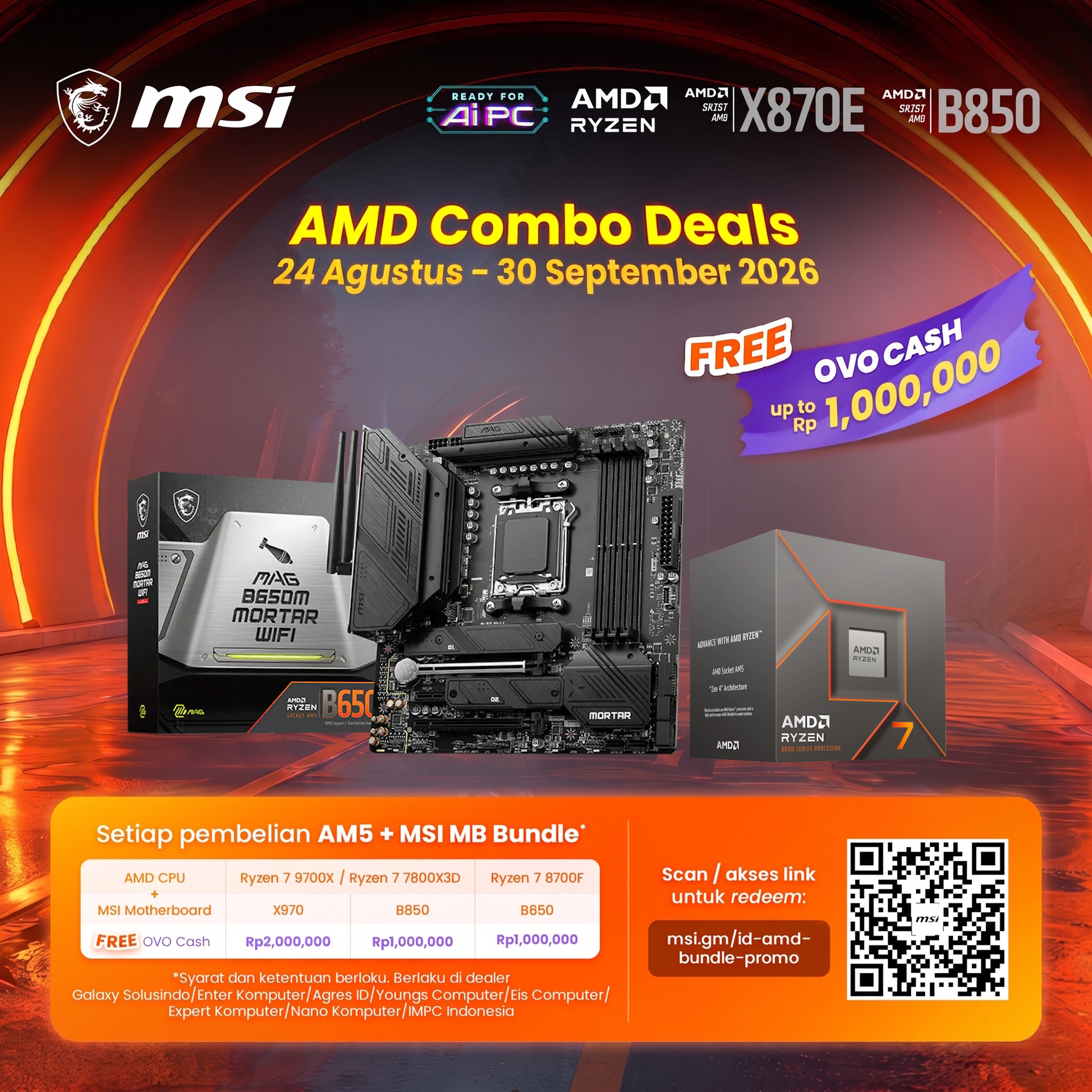 MSI MAG B650M MORTAR WIFI