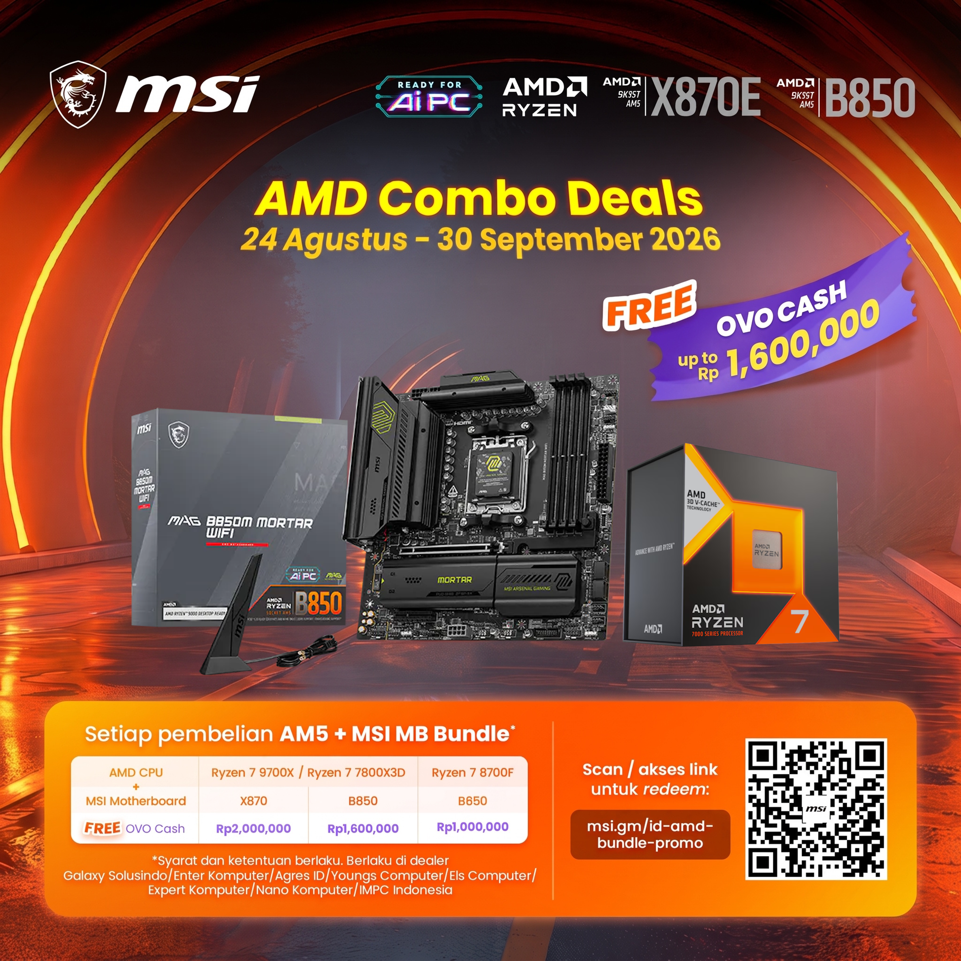 MSI MAG B850M MORTAR WIFI