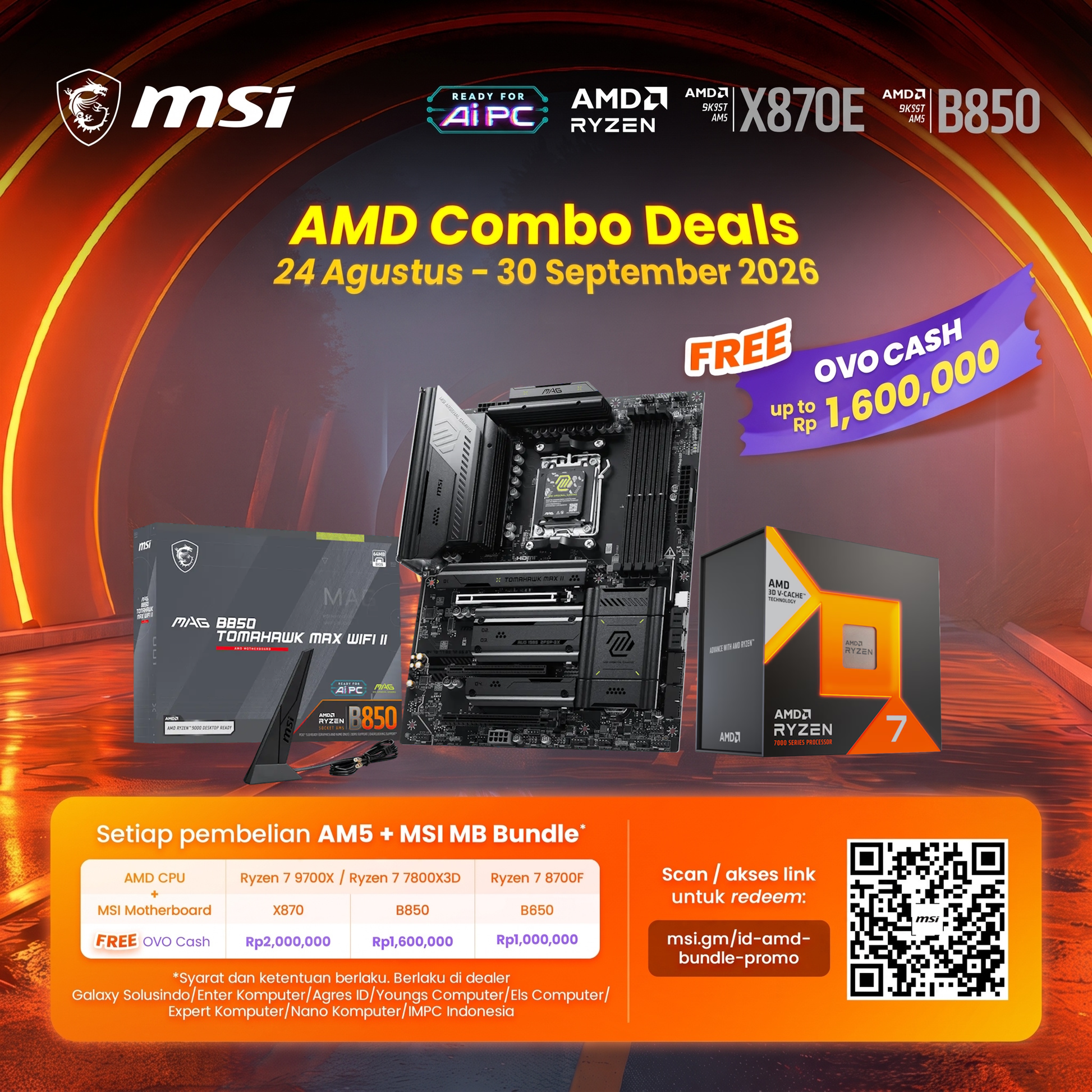 MSI MAG B850 TOMAHAWK MAX WIFI II