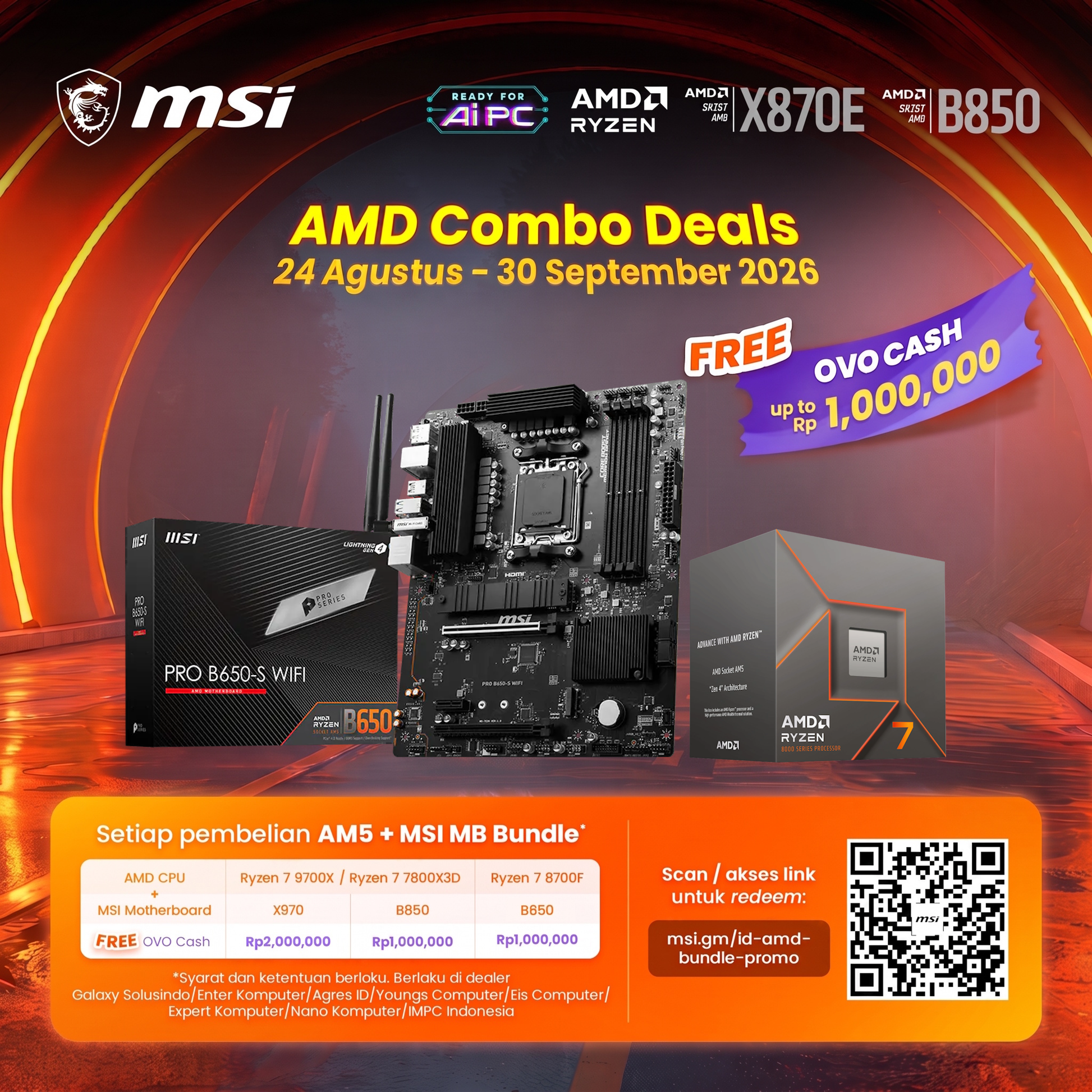 MSI PRO B650-S WIFI