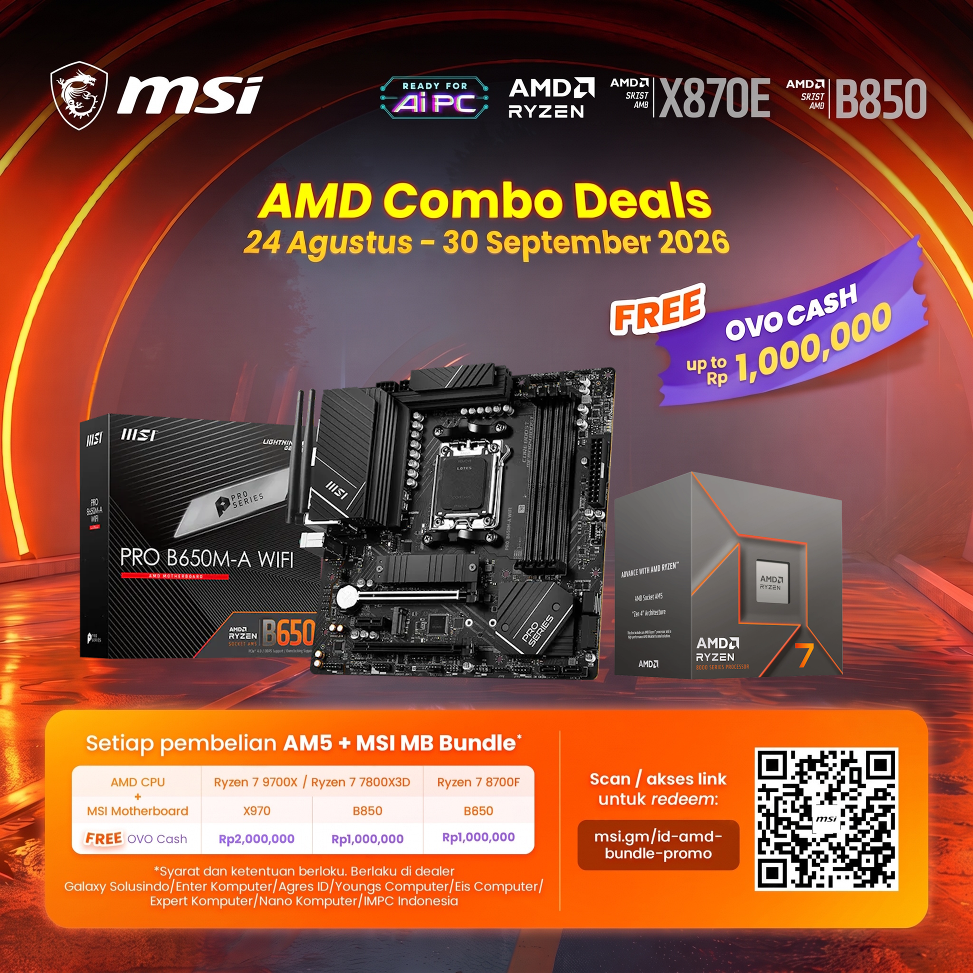MSI PRO B650M-A WIFI